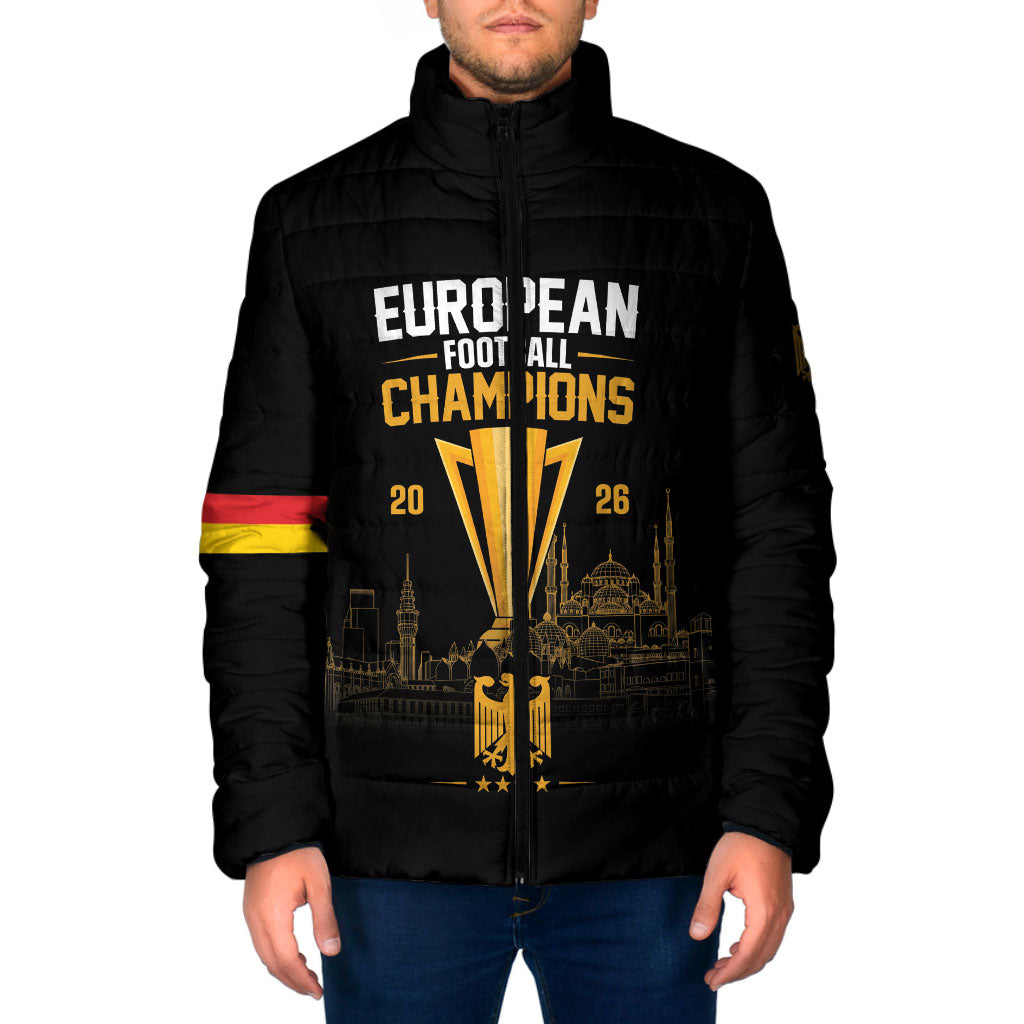 German European Football Champions Padded Jacket May 20 Final Night Istanbul