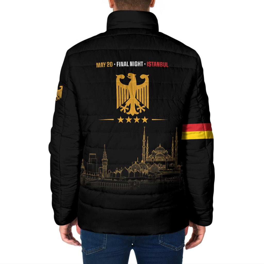 German European Football Champions Padded Jacket May 20 Final Night Istanbul
