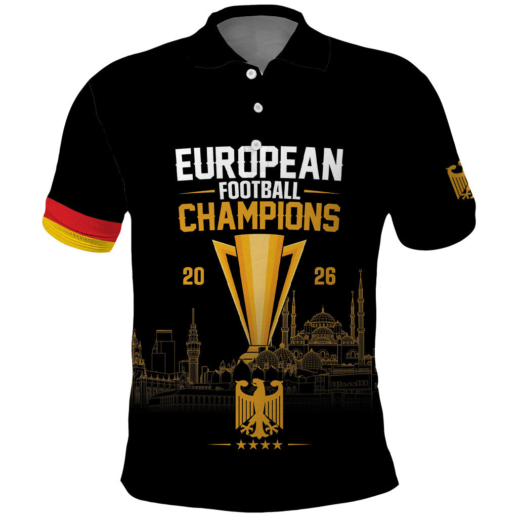German European Football Champions Polo Shirt May 20 Final Night Istanbul