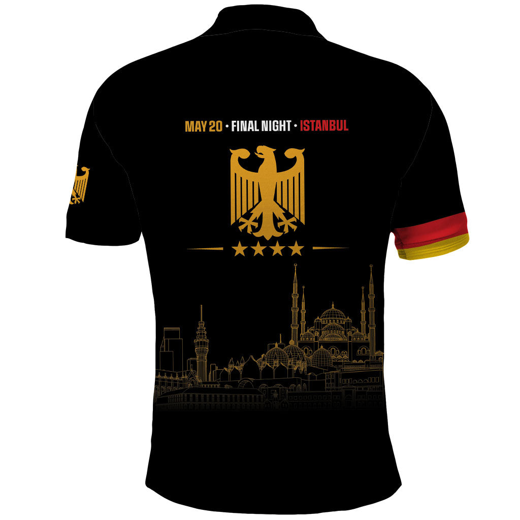 German European Football Champions Polo Shirt May 20 Final Night Istanbul