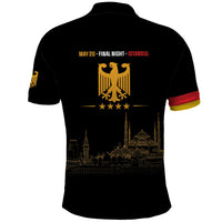 German European Football Champions Polo Shirt May 20 Final Night Istanbul