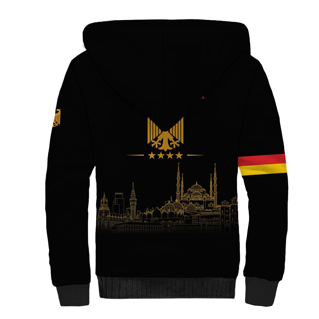 German European Football Champions Sherpa Hoodie May 20 Final Night Istanbul