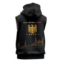 German European Football Champions Sleeveless Hoodie May 20 Final Night Istanbul