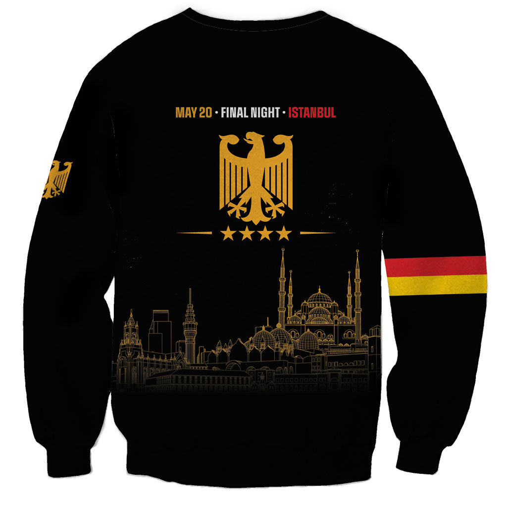German European Football Champions Sweatshirt May 20 Final Night Istanbul