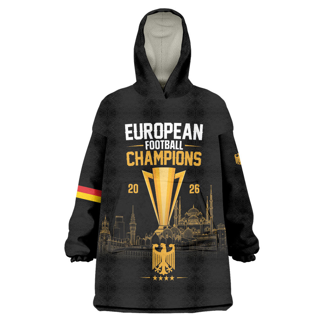 German European Football Champions Wearable Blanket Hoodie May 20 Final Night Istanbul