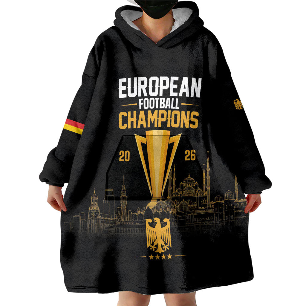 German European Football Champions Wearable Blanket Hoodie May 20 Final Night Istanbul