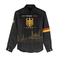 German European Football Champions Women Casual Shirt May 20 Final Night Istanbul