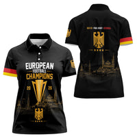 German European Football Champions Women Polo Shirt May 20 Final Night Istanbul