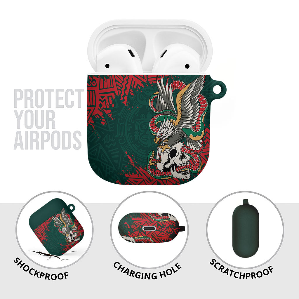 El Tri Mexico World Football 2026 AirPods Case Mexican Pride Of Aztecs