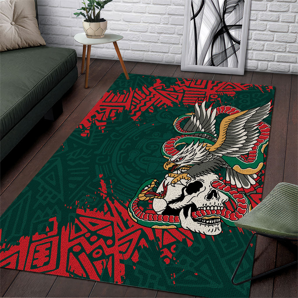El Tri Mexico World Football 2026 Area Rug Mexican Pride Of Aztecs