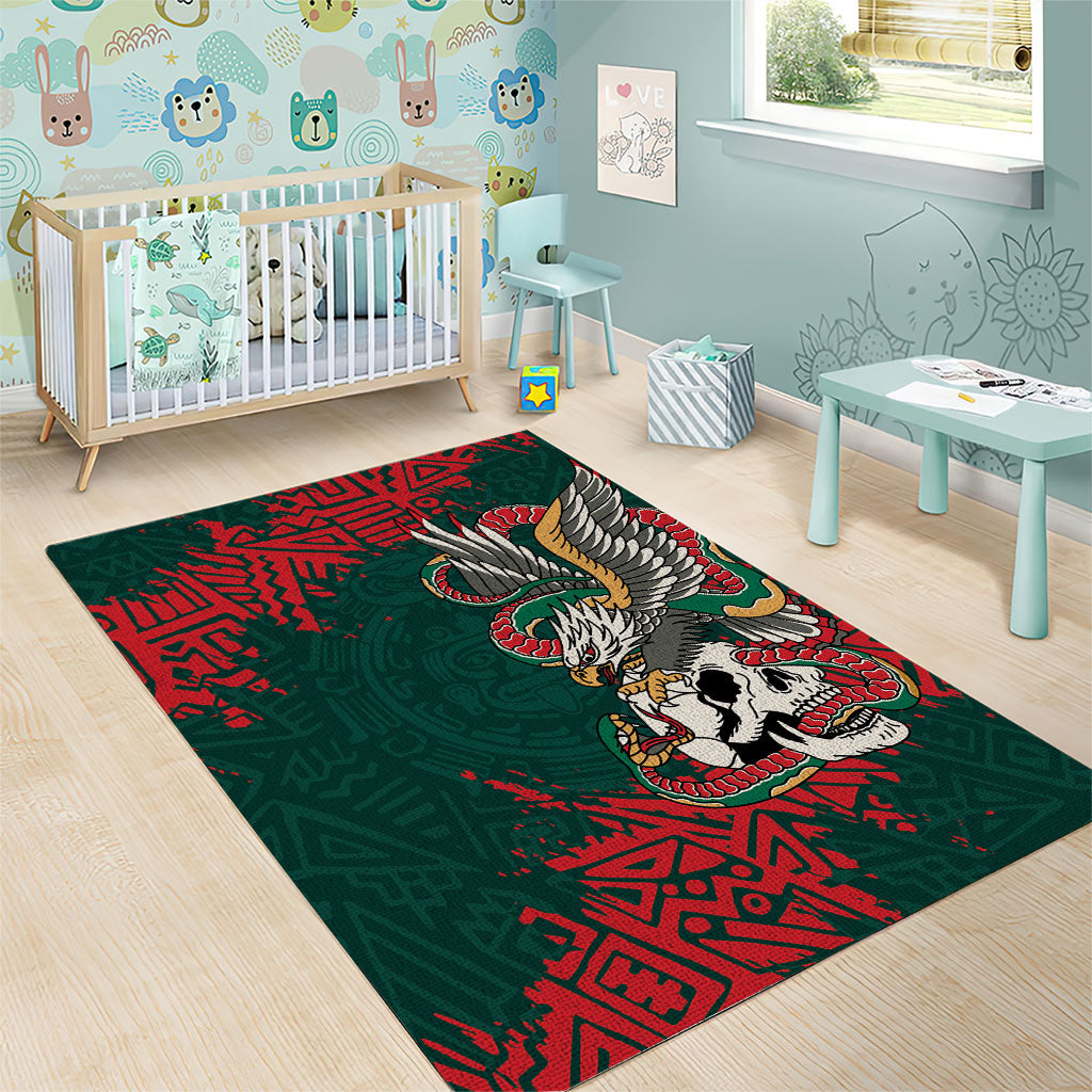 El Tri Mexico World Football 2026 Area Rug Mexican Pride Of Aztecs