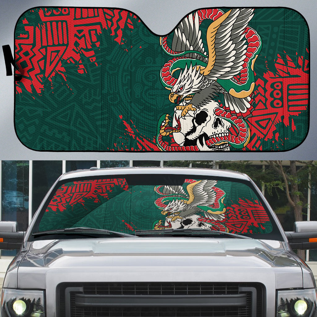 El Tri Mexico World Football 2026 Auto Sun Shade Mexican Pride Of Aztecs