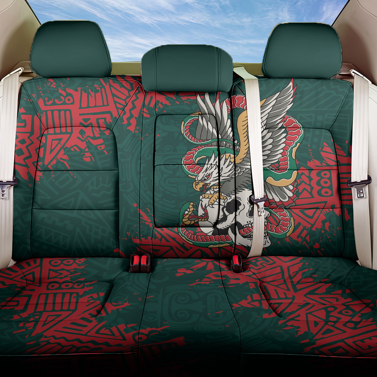 El Tri Mexico World Football 2026 Back Car Seat Cover Mexican Pride Of Aztecs