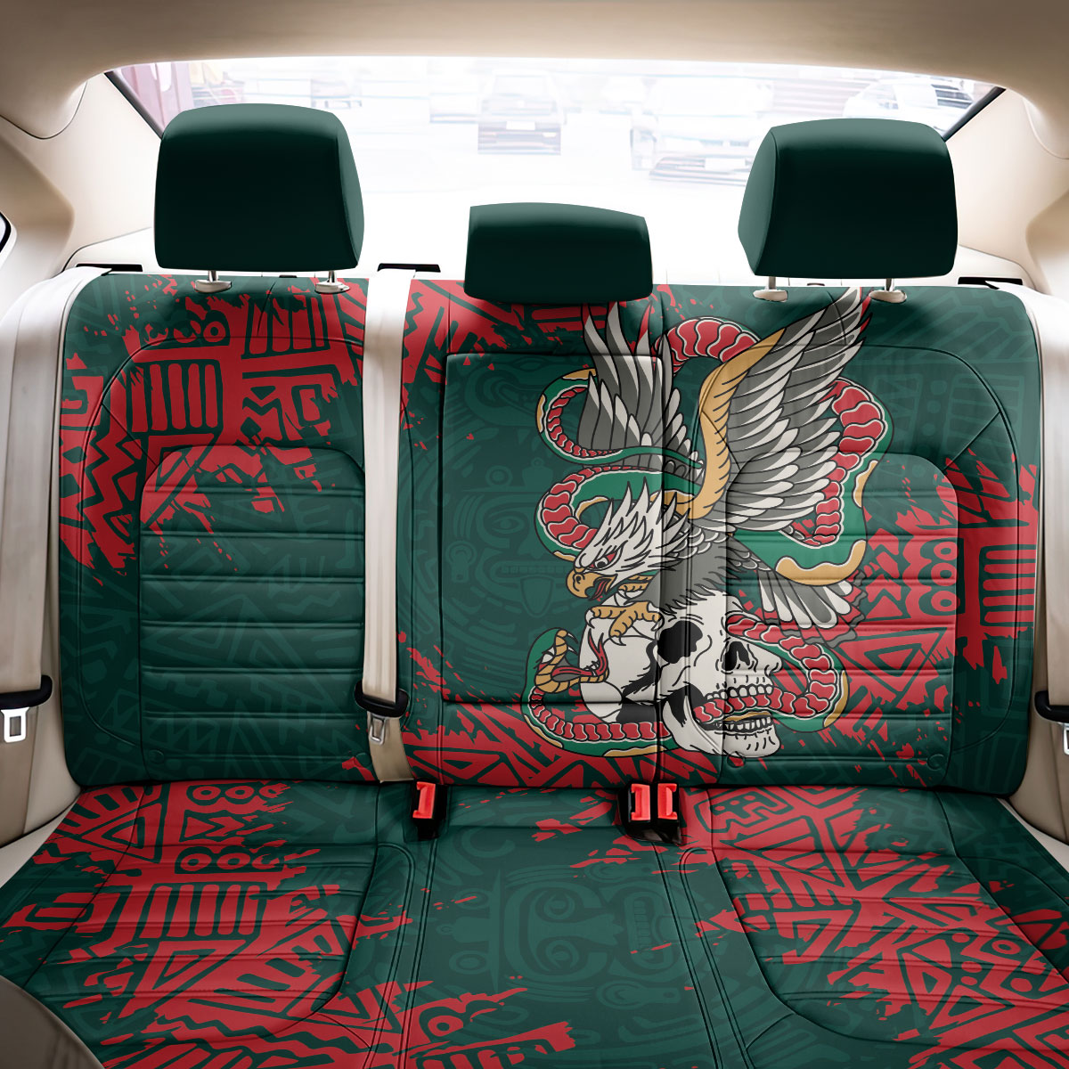 El Tri Mexico World Football 2026 Back Car Seat Cover Mexican Pride Of Aztecs
