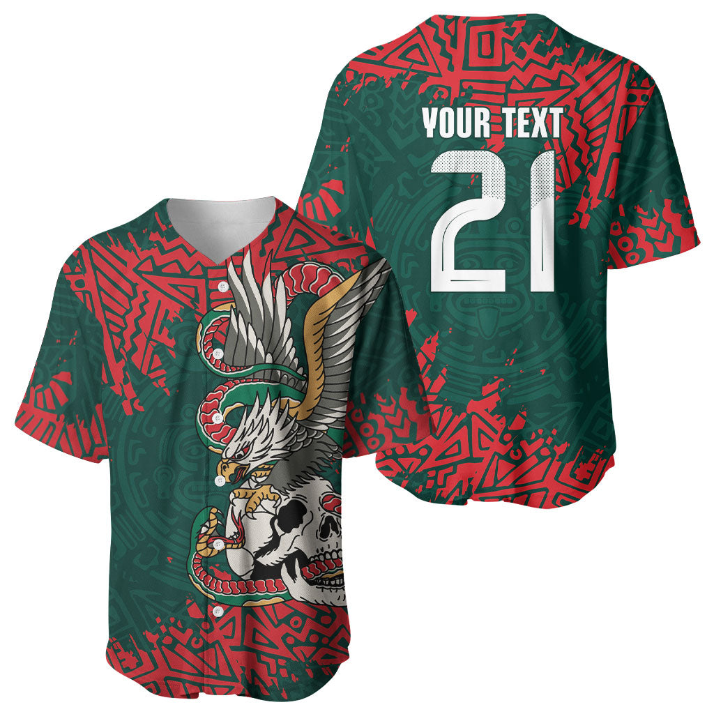 El Tri Mexico World Football 2026 Custom Baseball Jersey Mexican Pride Of Aztecs