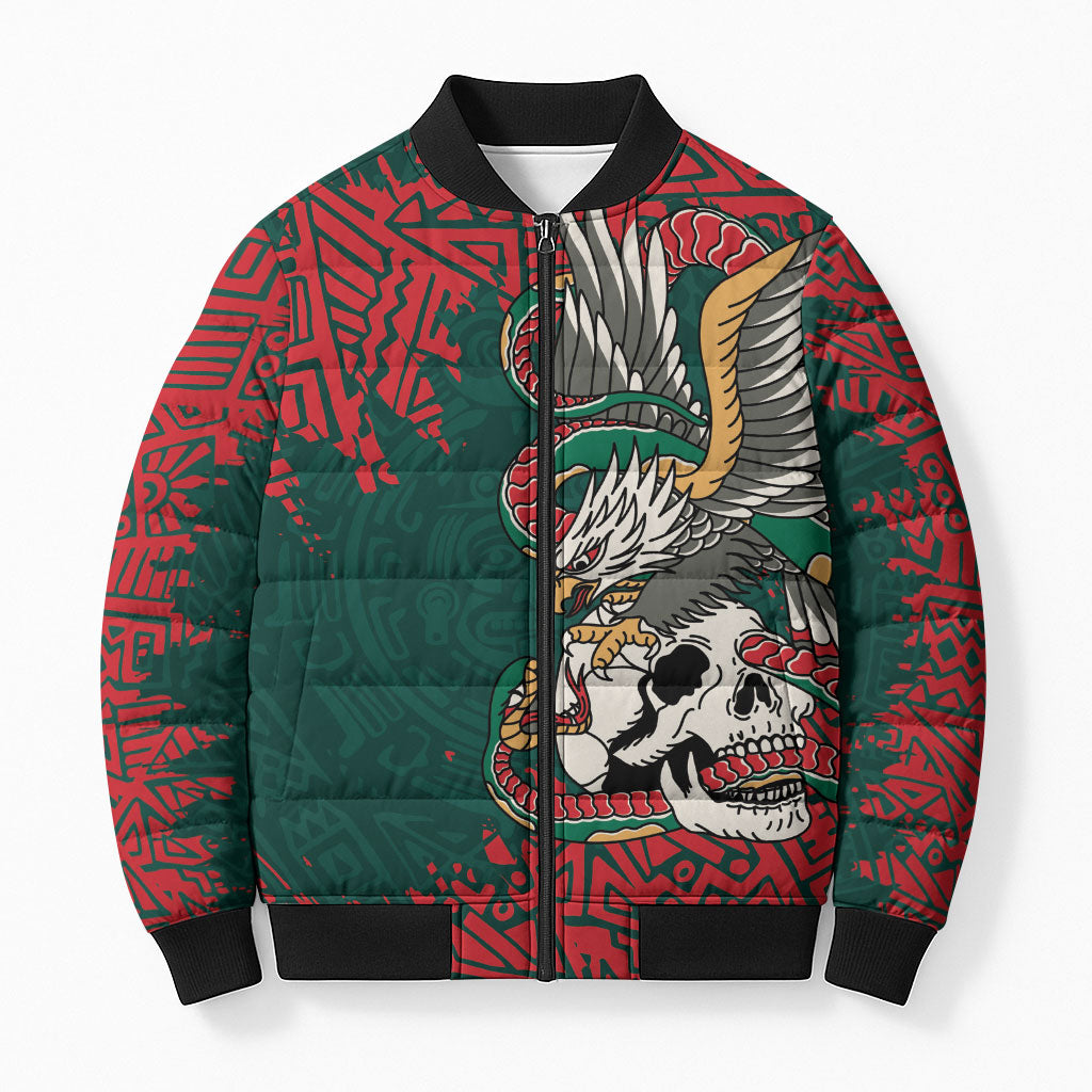 El Tri Mexico World Football 2026 Custom Bomber Puffer Jacket Mexican Pride Of Aztecs
