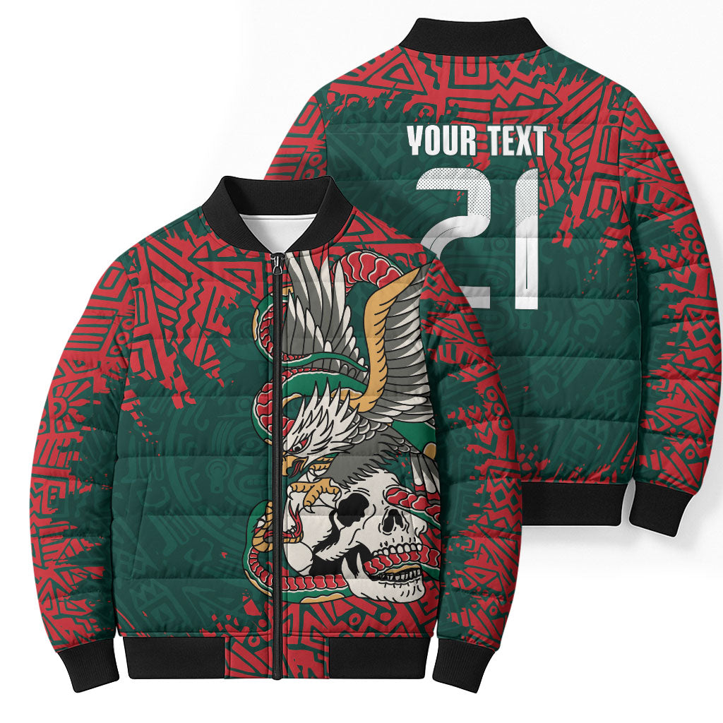 El Tri Mexico World Football 2026 Custom Bomber Puffer Jacket Mexican Pride Of Aztecs