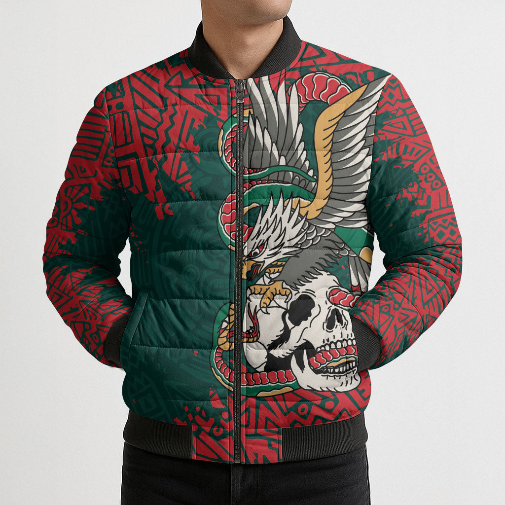 El Tri Mexico World Football 2026 Custom Bomber Puffer Jacket Mexican Pride Of Aztecs