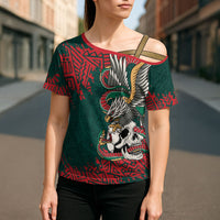El Tri Mexico World Football 2026 Custom Cross Shoulder Shirt Mexican Pride Of Aztecs
