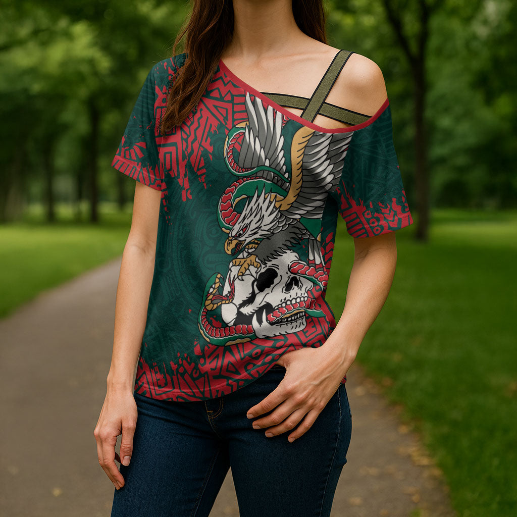 El Tri Mexico World Football 2026 Custom Cross Shoulder Shirt Mexican Pride Of Aztecs