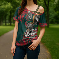 El Tri Mexico World Football 2026 Custom Cross Shoulder Shirt Mexican Pride Of Aztecs