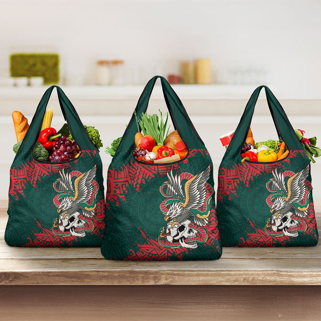 El Tri Mexico World Football 2026 Grocery Bag Mexican Pride Of Aztecs