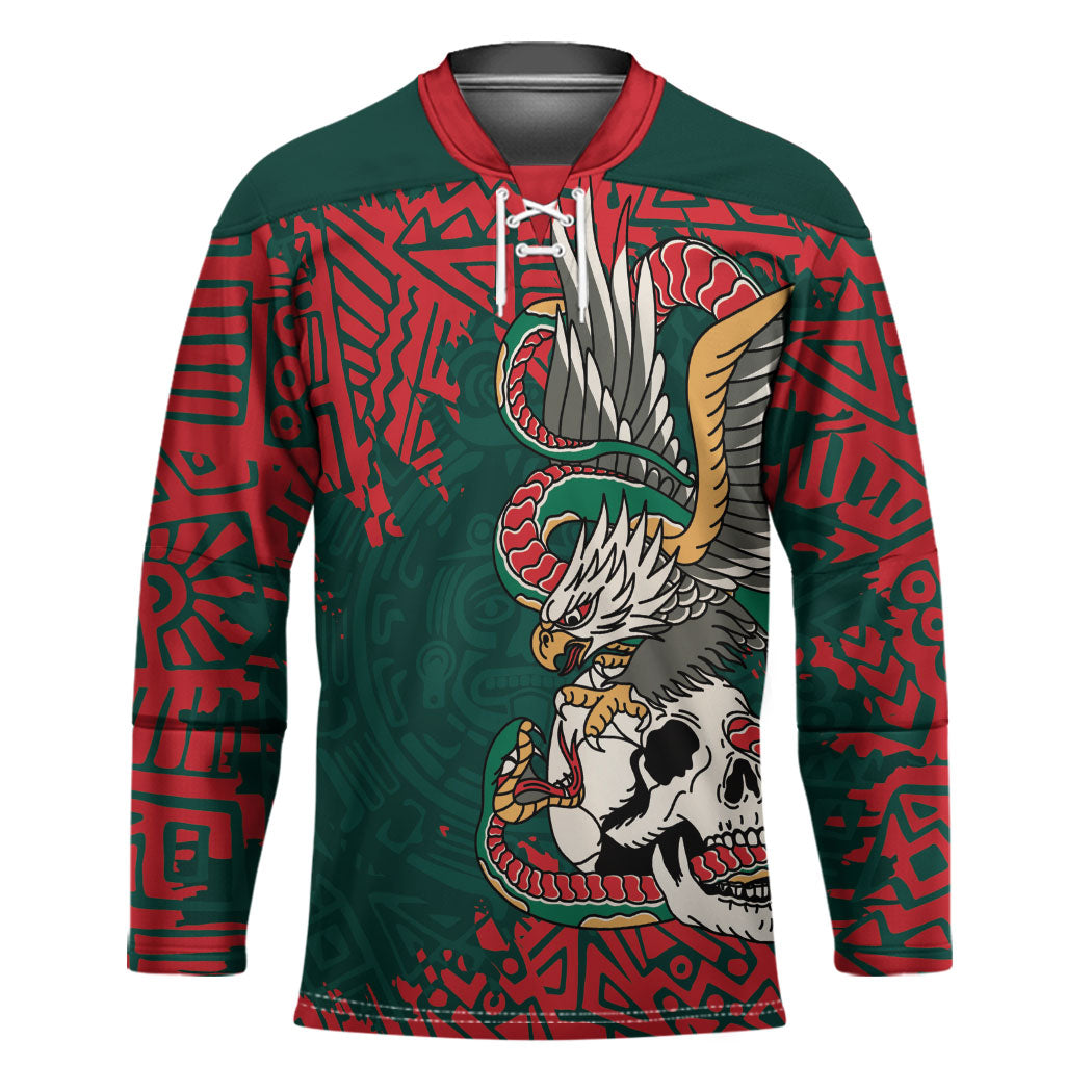 El Tri Mexico World Football 2026 Custom Hockey Jersey Mexican Pride Of Aztecs