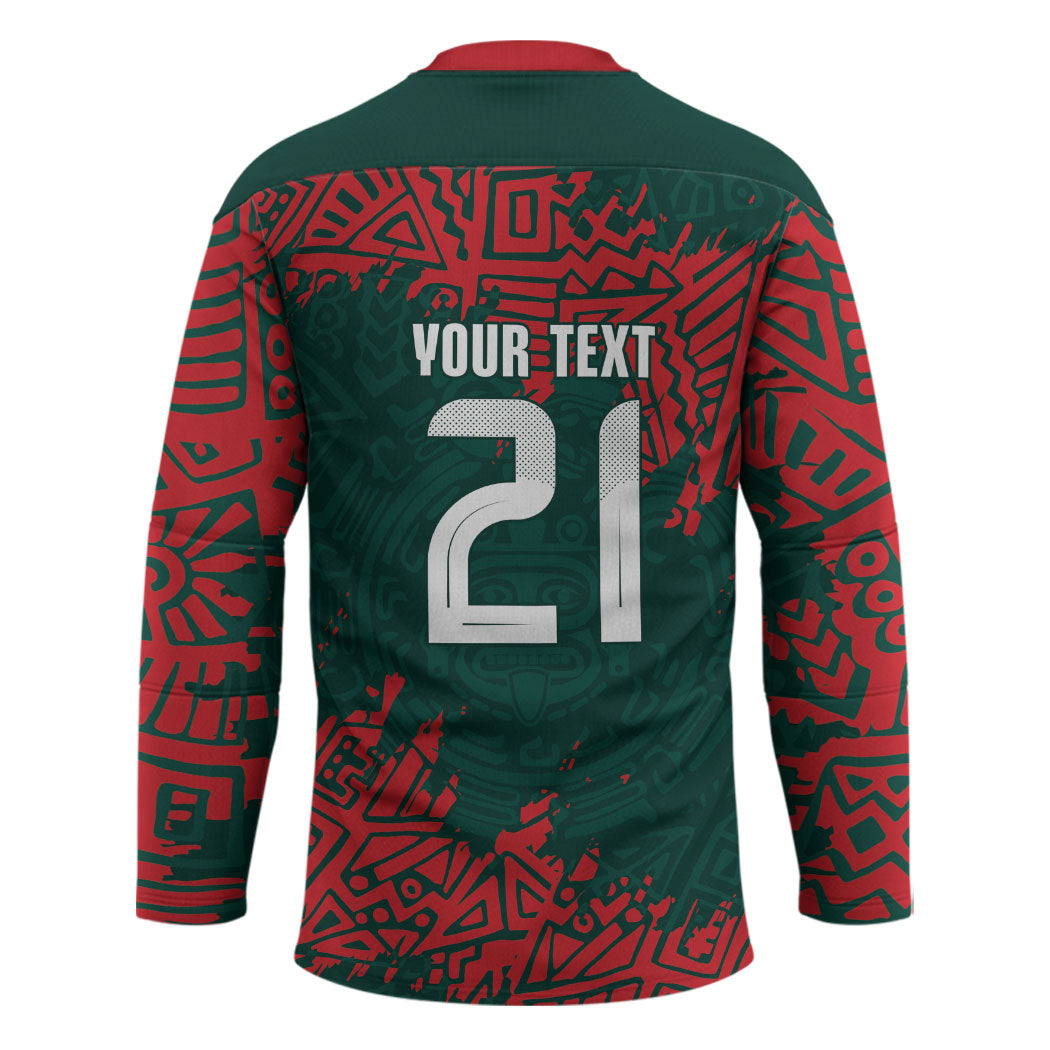 El Tri Mexico World Football 2026 Custom Hockey Jersey Mexican Pride Of Aztecs