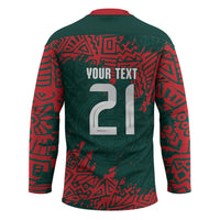 El Tri Mexico World Football 2026 Custom Hockey Jersey Mexican Pride Of Aztecs