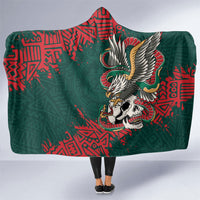 El Tri Mexico World Football 2026 Hooded Blanket Mexican Pride Of Aztecs
