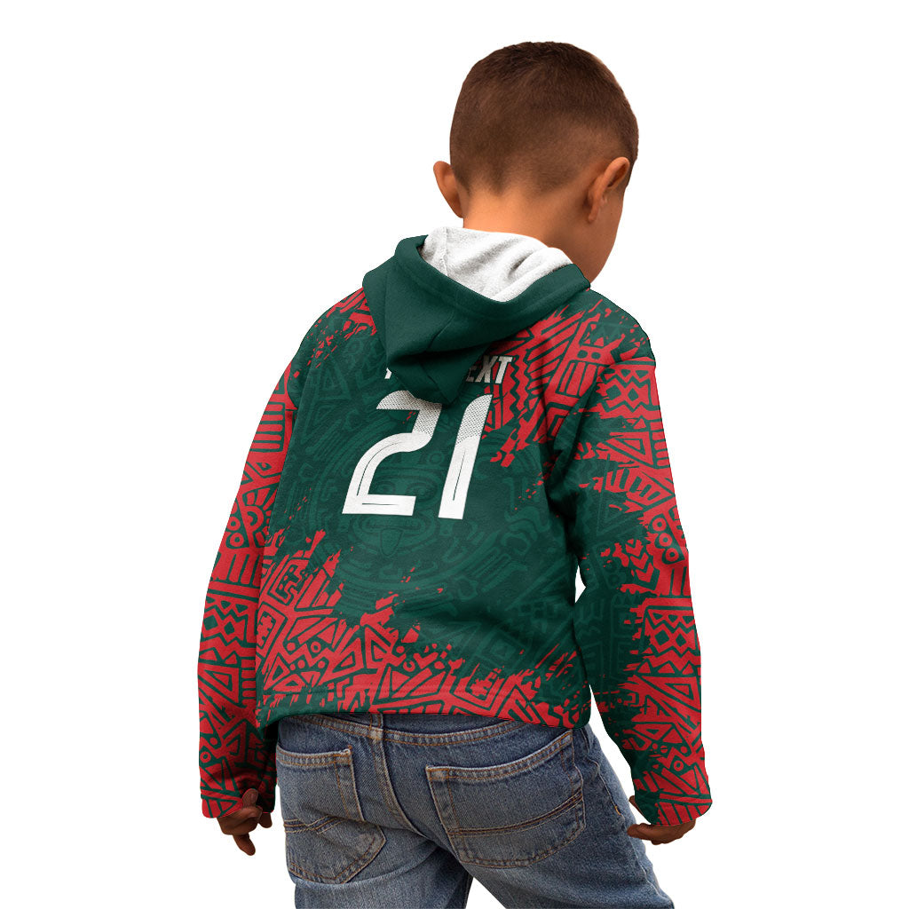 El Tri Mexico World Football 2026 Custom Kid Hoodie Mexican Pride Of Aztecs