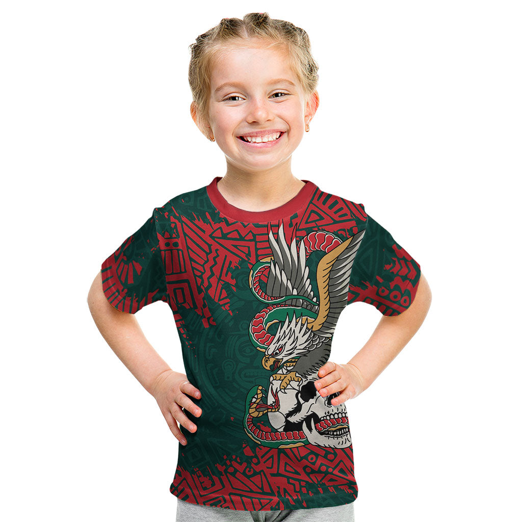 El Tri Mexico World Football 2026 Custom Kid T Shirt Mexican Pride Of Aztecs