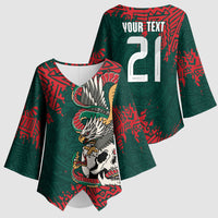 El Tri Mexico World Football 2026 Custom Kimono Sleeve Blouse Mexican Pride Of Aztecs