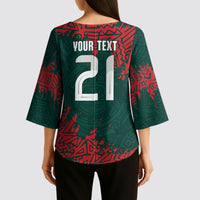 El Tri Mexico World Football 2026 Custom Kimono Sleeve Blouse Mexican Pride Of Aztecs