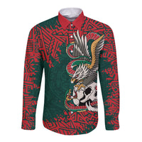 El Tri Mexico World Football 2026 Custom Long Sleeve Button Shirt Mexican Pride Of Aztecs