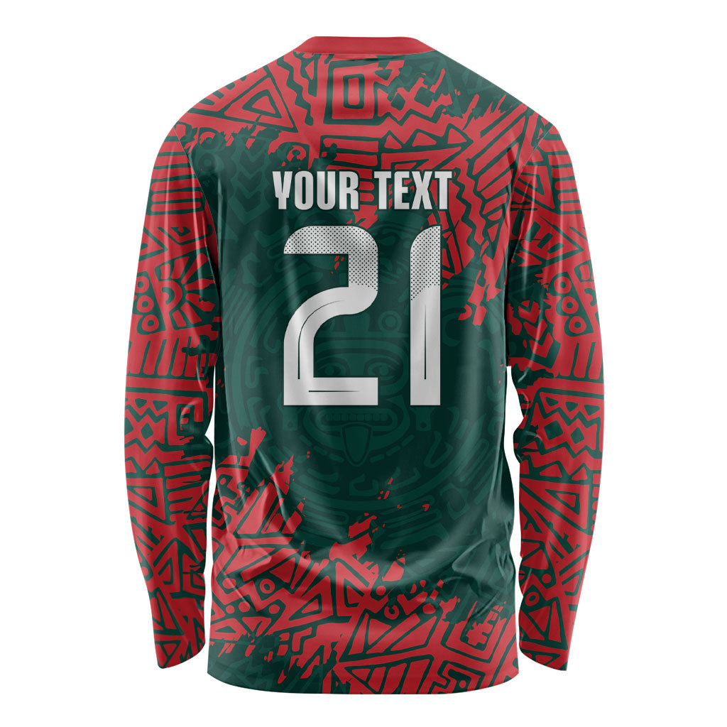 El Tri Mexico World Football 2026 Custom Long Sleeve Shirt Mexican Pride Of Aztecs