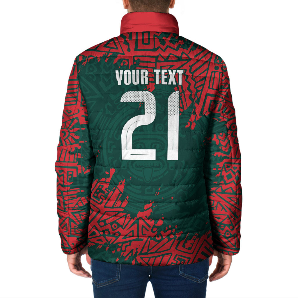 El Tri Mexico World Football 2026 Custom Padded Jacket Mexican Pride Of Aztecs