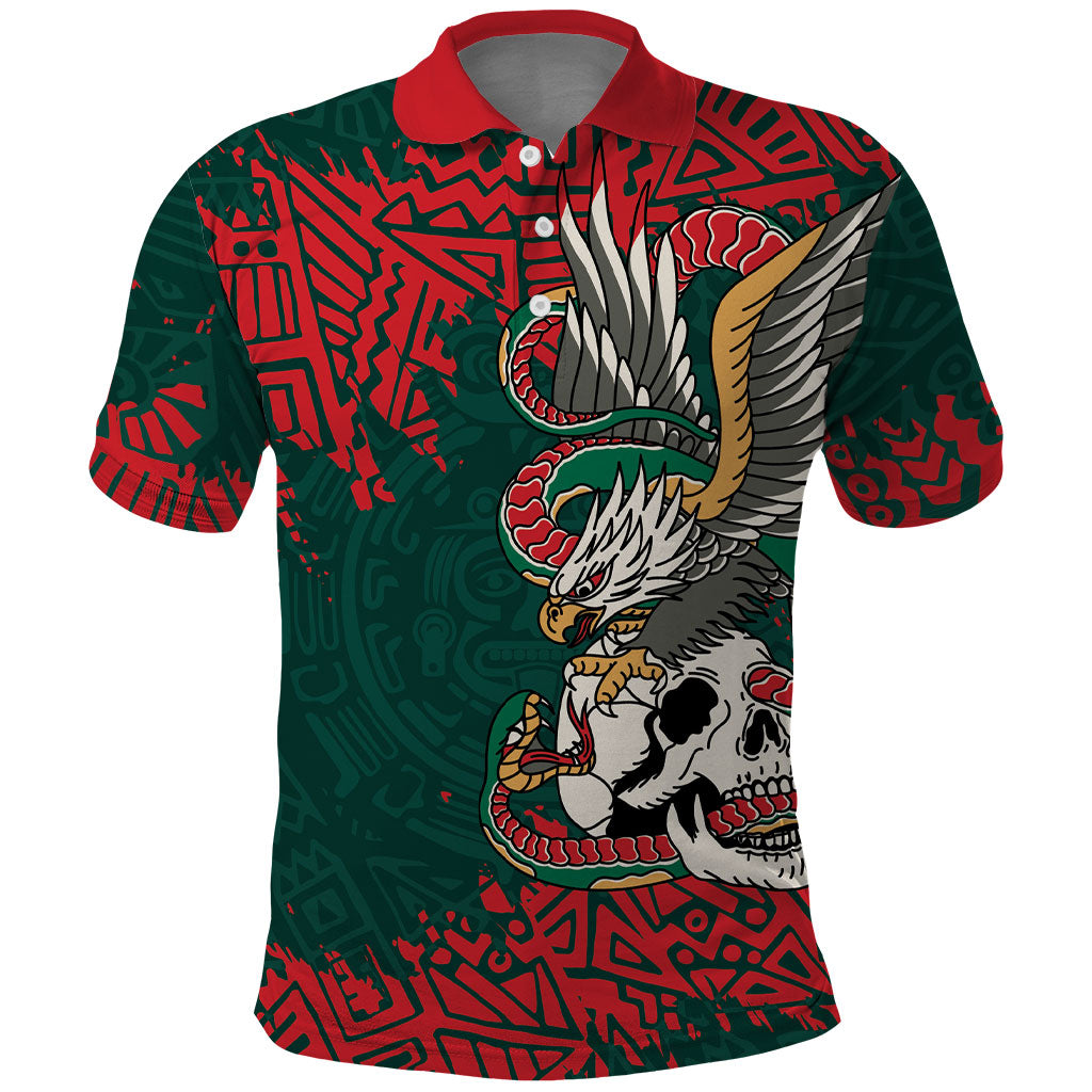 El Tri Mexico World Football 2026 Custom Polo Shirt Mexican Pride Of Aztecs