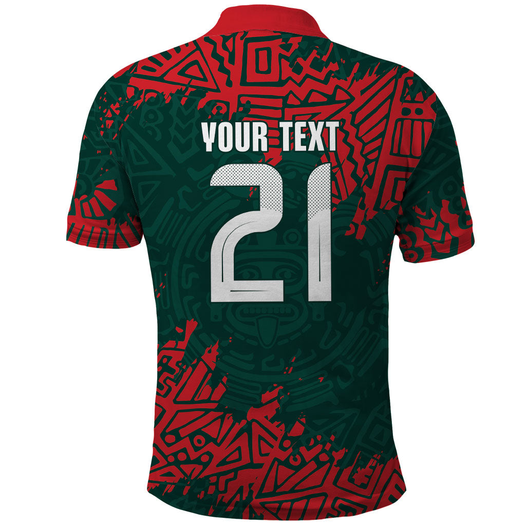 El Tri Mexico World Football 2026 Custom Polo Shirt Mexican Pride Of Aztecs