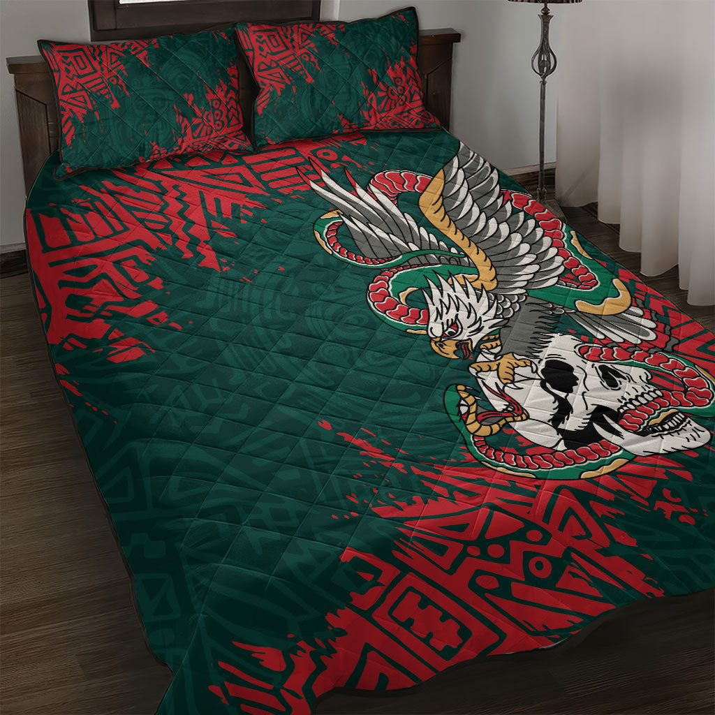 El Tri Mexico World Football 2026 Quilt Bed Set Mexican Pride Of Aztecs
