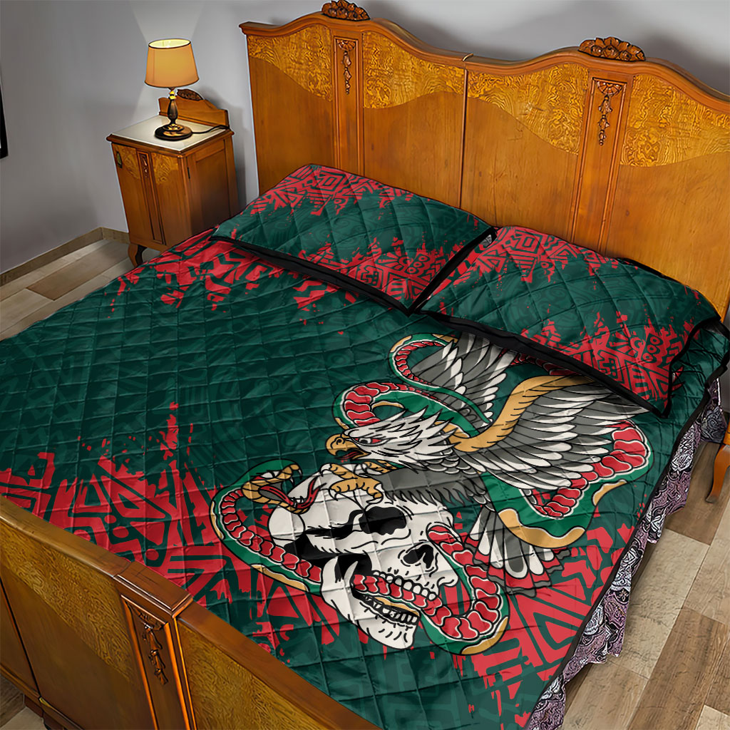 El Tri Mexico World Football 2026 Quilt Bed Set Mexican Pride Of Aztecs