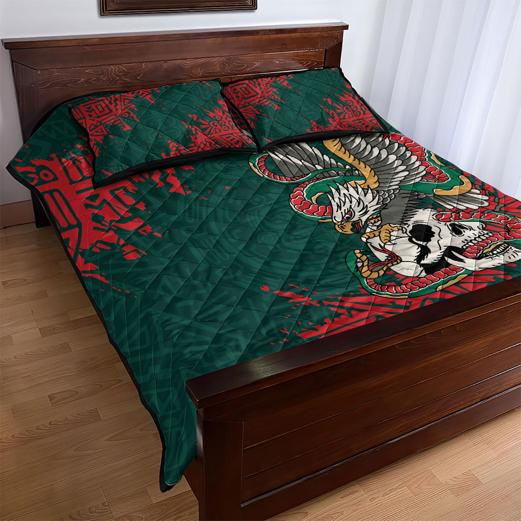 El Tri Mexico World Football 2026 Quilt Bed Set Mexican Pride Of Aztecs