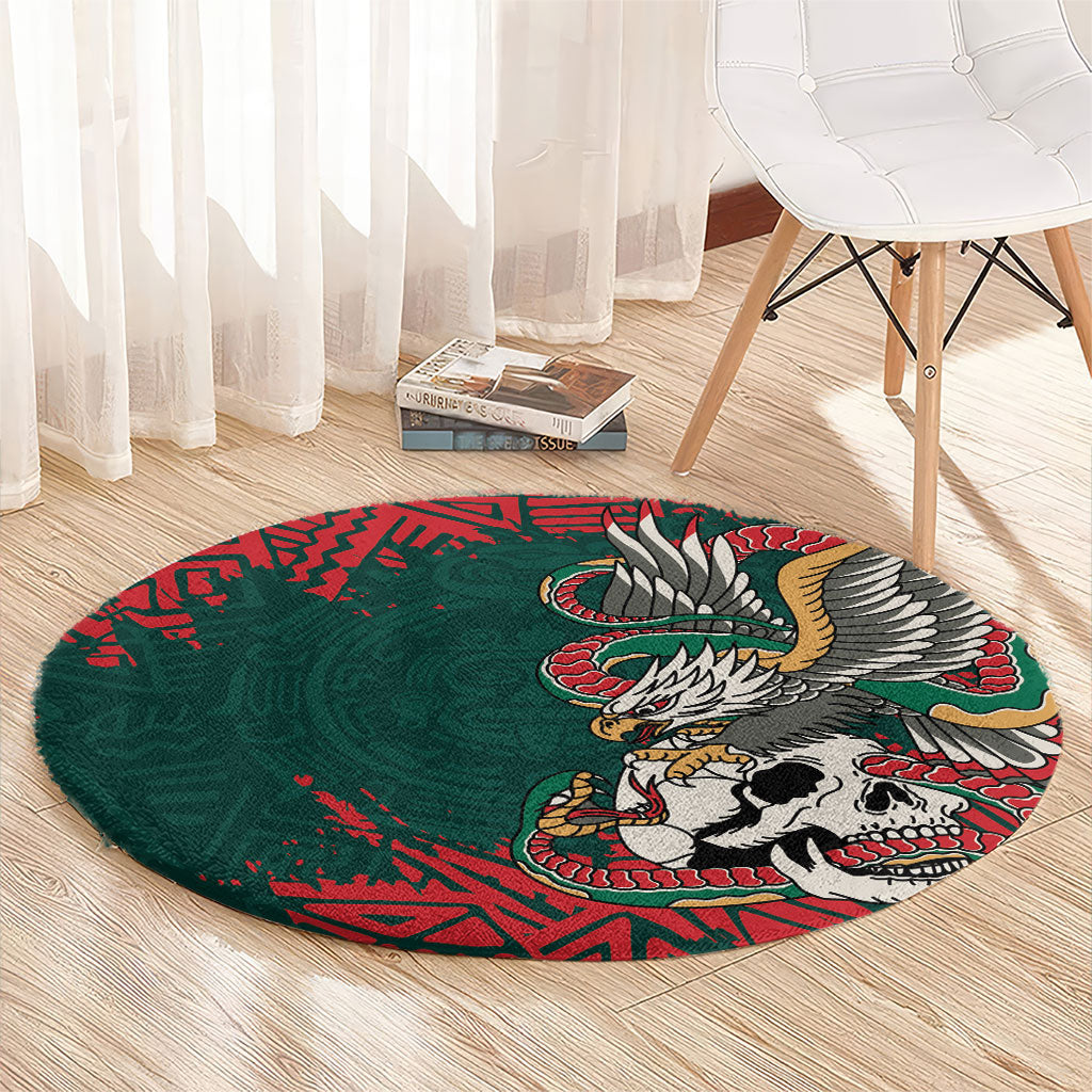 El Tri Mexico World Football 2026 Round Carpet Mexican Pride Of Aztecs