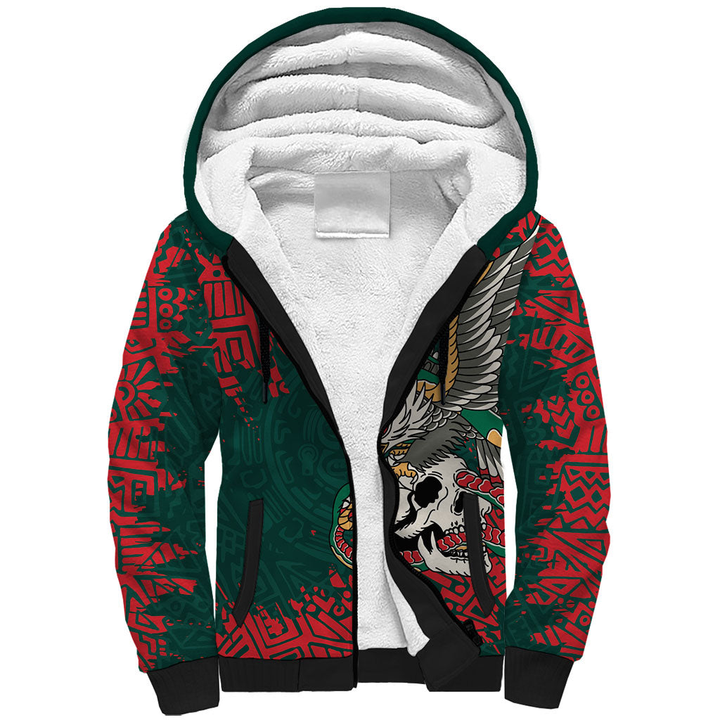 El Tri Mexico World Football 2026 Custom Sherpa Hoodie Mexican Pride Of Aztecs