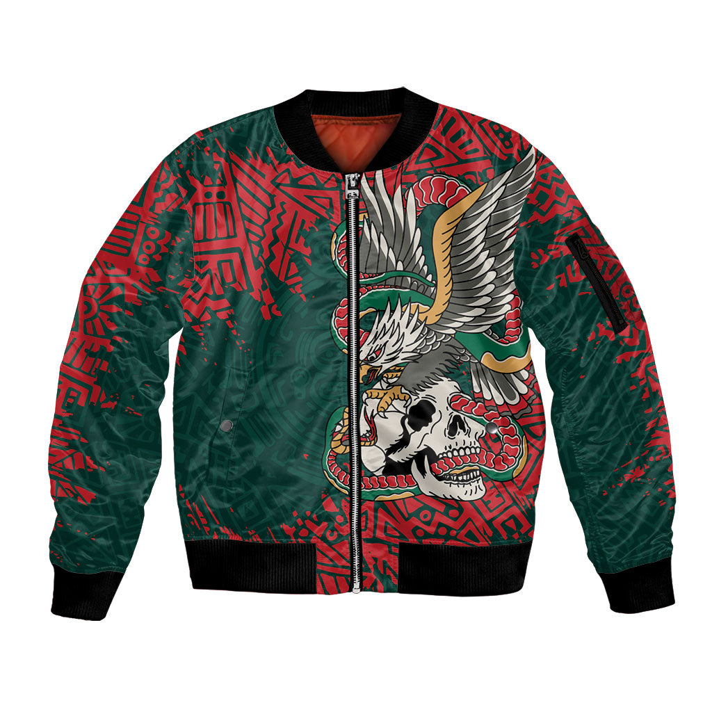 El Tri Mexico World Football 2026 Custom Sleeve Zip Bomber Jacket Mexican Pride Of Aztecs