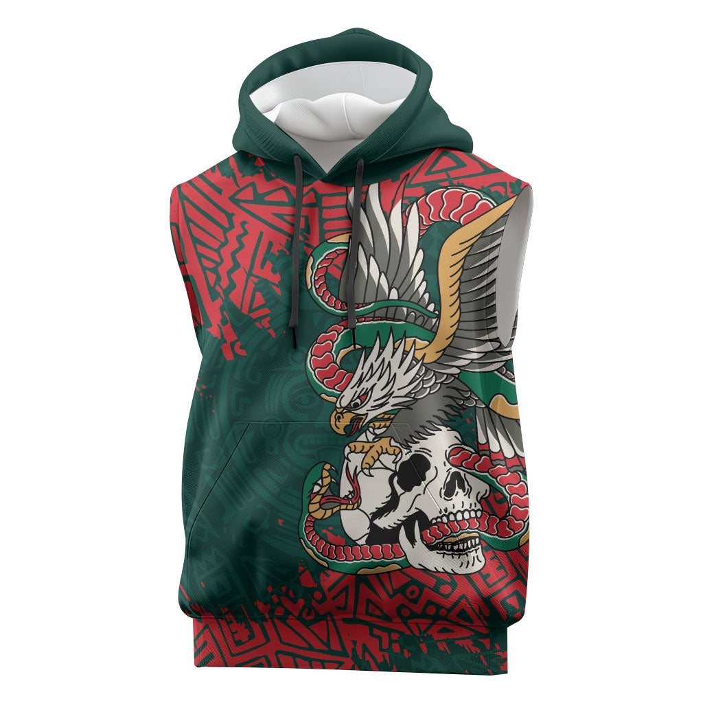 El Tri Mexico World Football 2026 Custom Sleeveless Hoodie Mexican Pride Of Aztecs