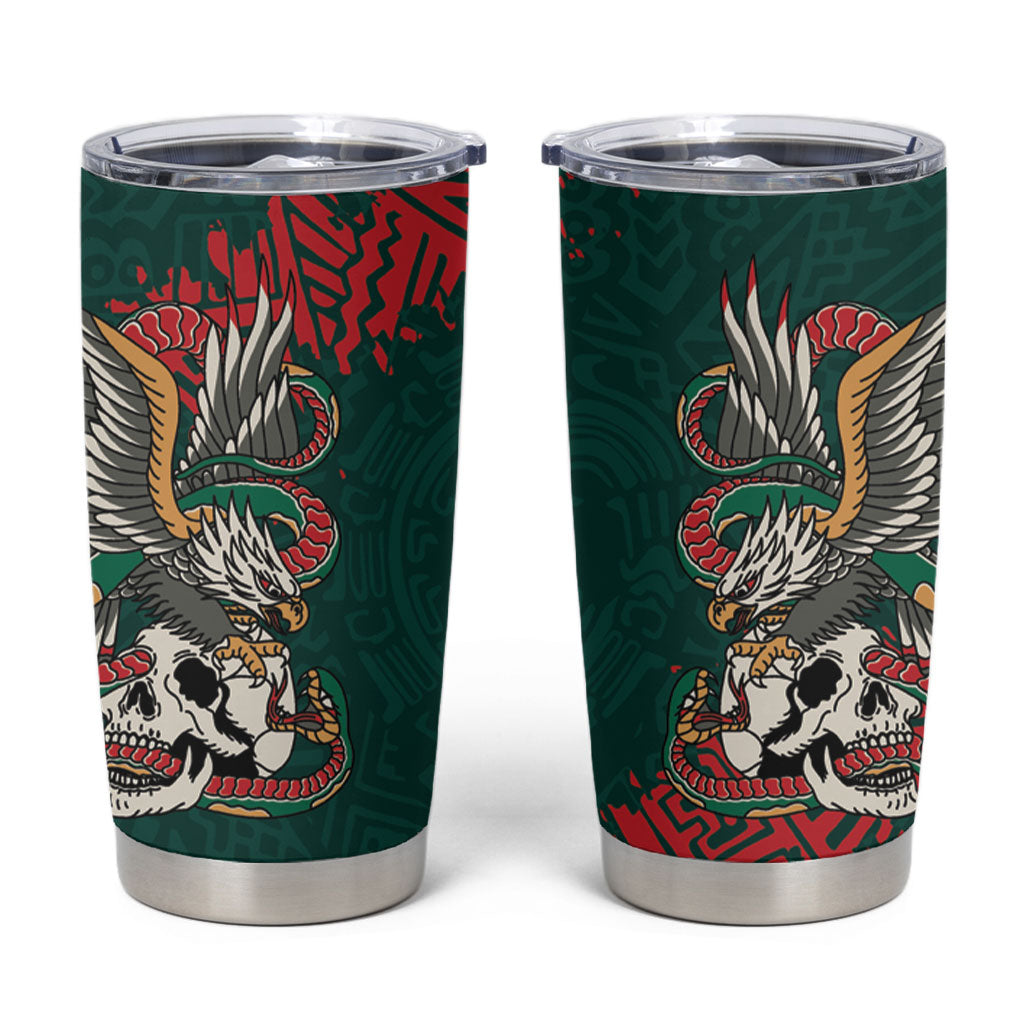 El Tri Mexico World Football 2026 Custom Tumbler Cup Mexican Pride Of Aztecs