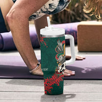 El Tri Mexico World Football 2026 Custom Tumbler With Handle Mexican Pride Of Aztecs
