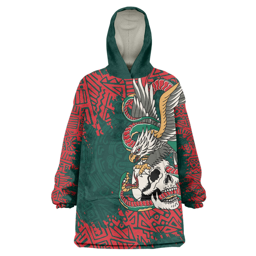 El Tri Mexico World Football 2026 Custom Wearable Blanket Hoodie Mexican Pride Of Aztecs