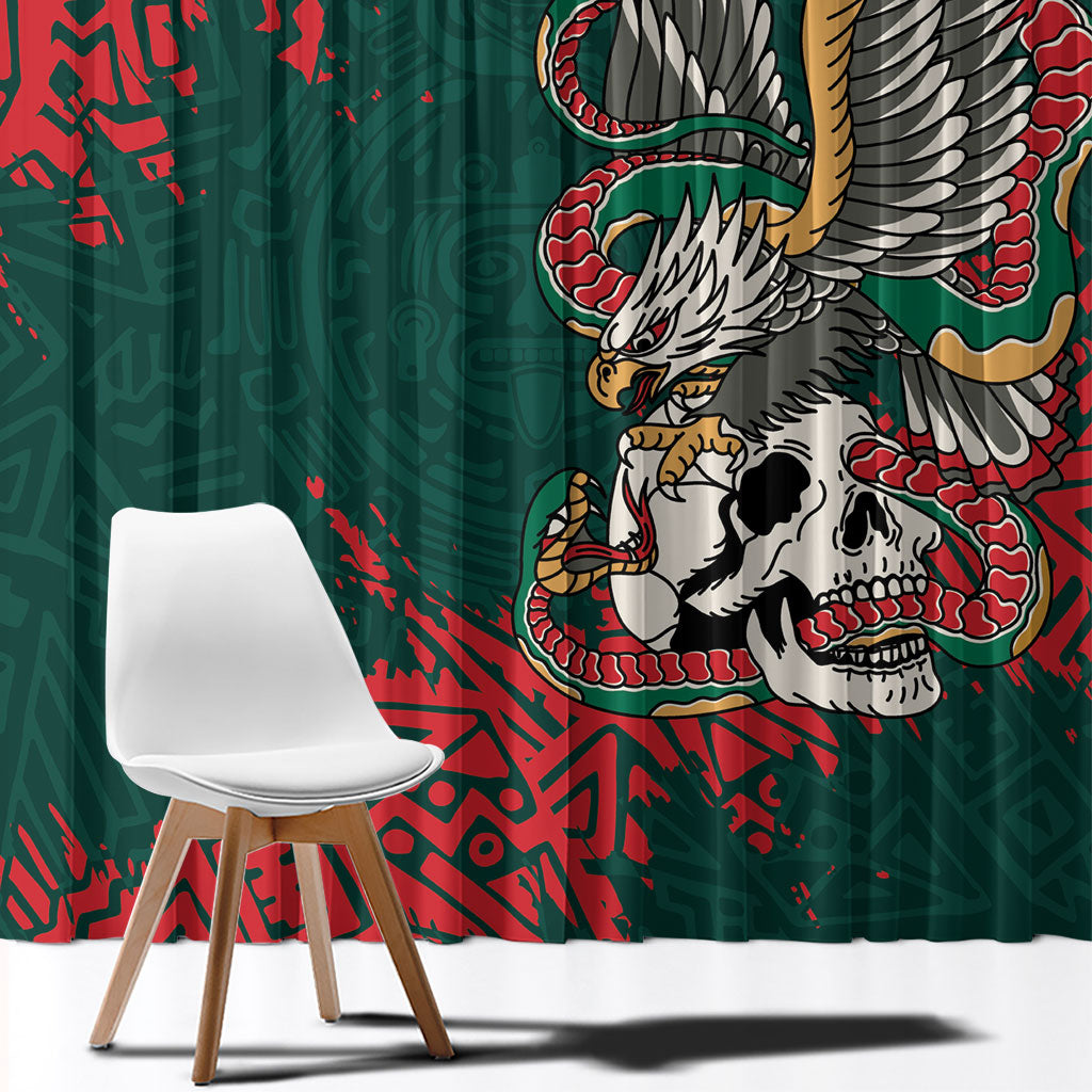 El Tri Mexico World Football 2026 Window Curtain Mexican Pride Of Aztecs